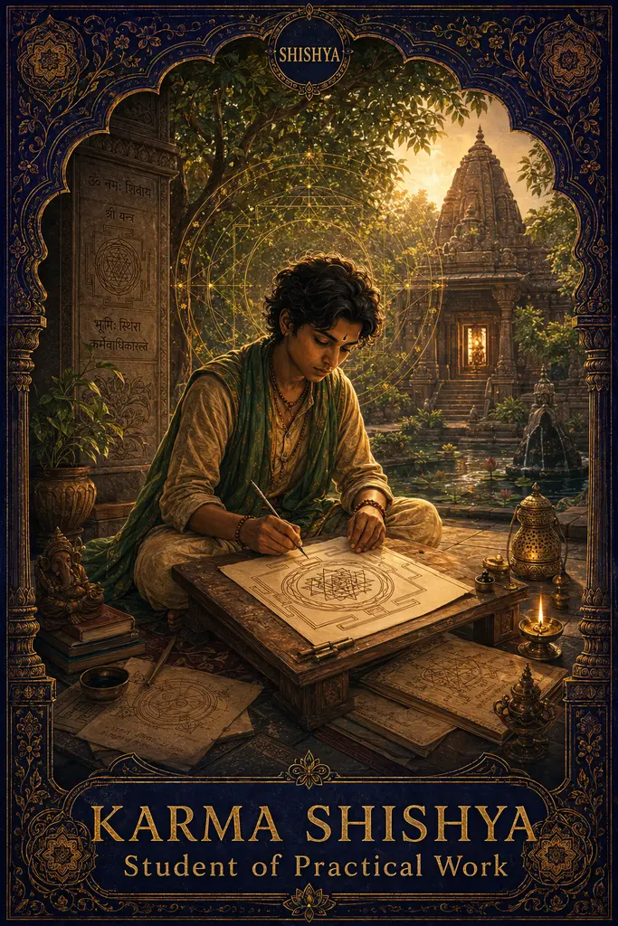 Karma Shishya, Student of Practical Work, Maya Jyoti Tarot card artwork