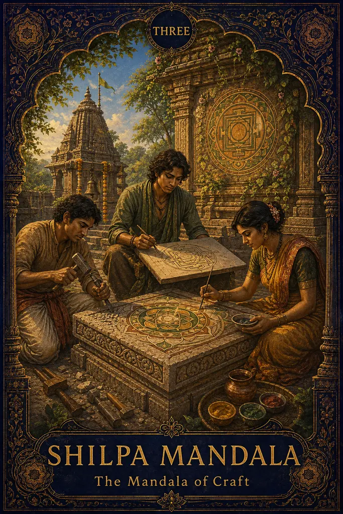 Shilpa Mandala, The Mandala of Craft, Maya Jyoti Tarot card artwork