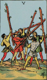 Five of Wands