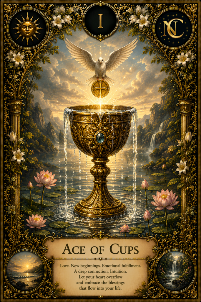 Ace of Cups Tarot Card