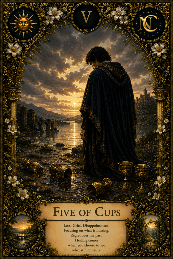 Five of Cups Tarot Card