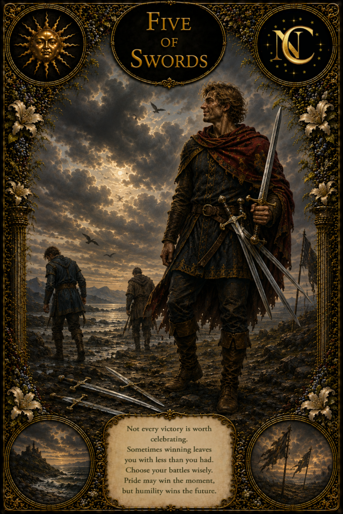 Five of Swords Tarot Card