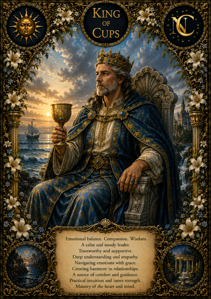 King of Cups Tarot Card