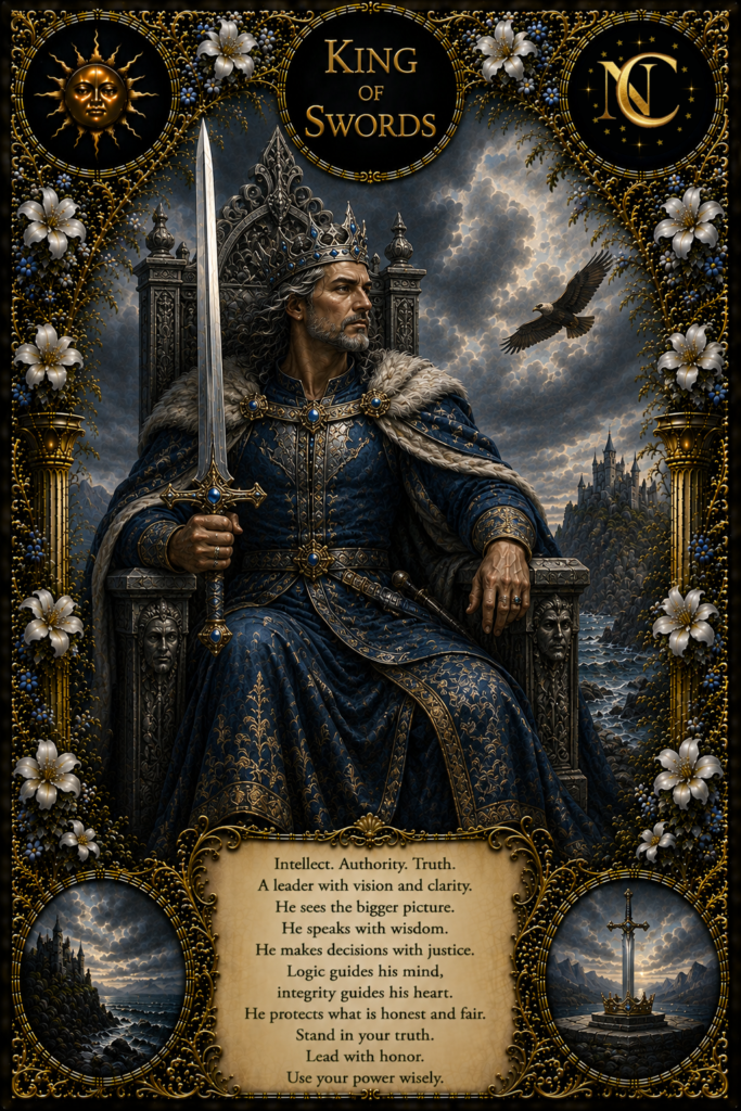 King of Swords Tarot Card