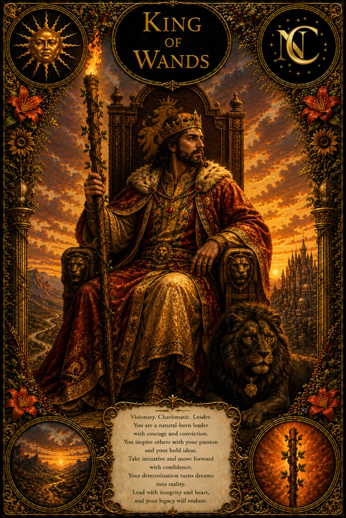 King of Wands Tarot Card