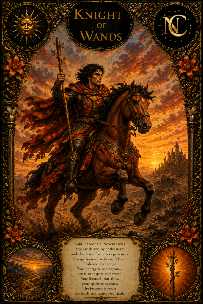 Knight of Wands Tarot Card