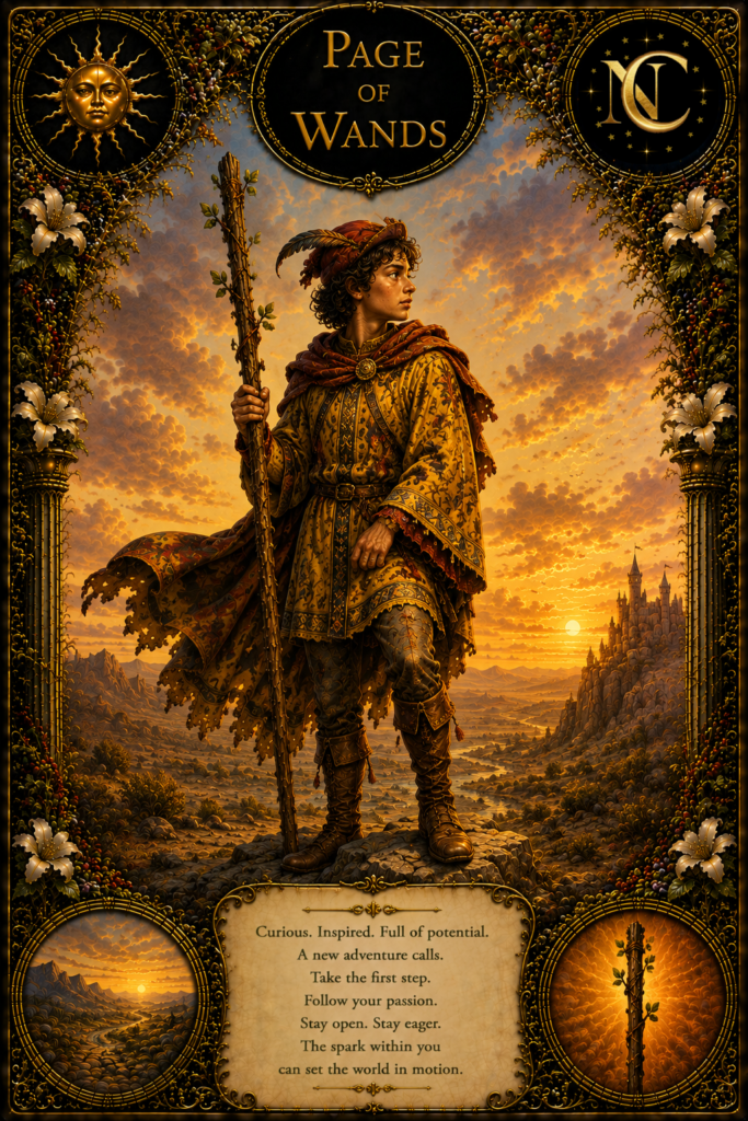 Page of Wands Tarot Card