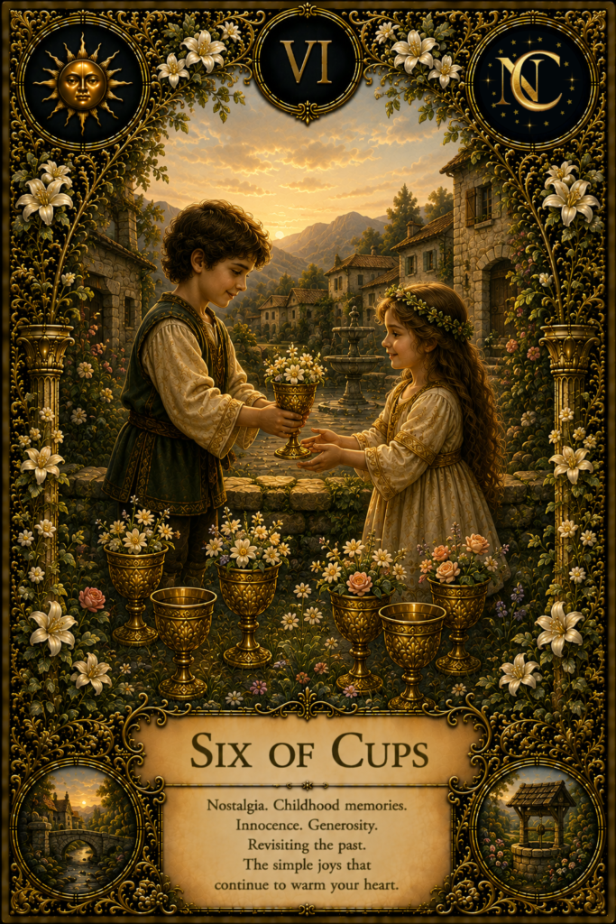 Six of Cups Tarot Card