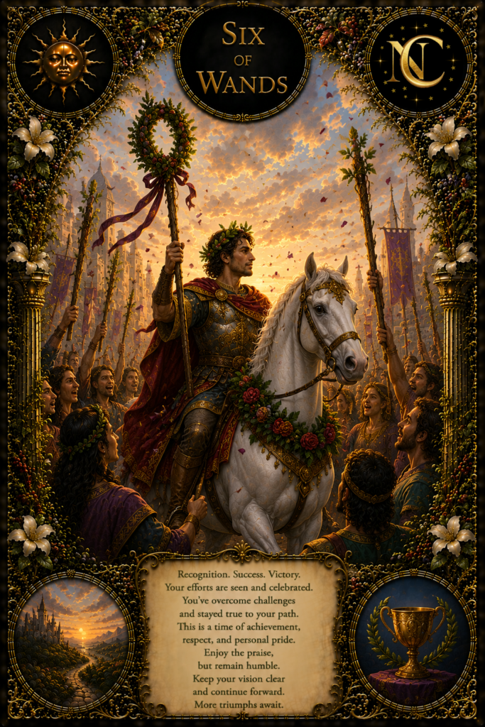 Six of Wands Tarot Card