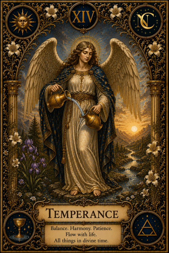 Temperance Tarot Card