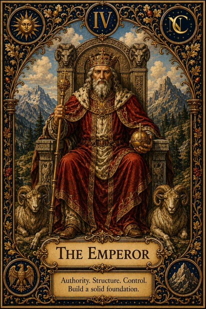 The Emperor Tarot Card