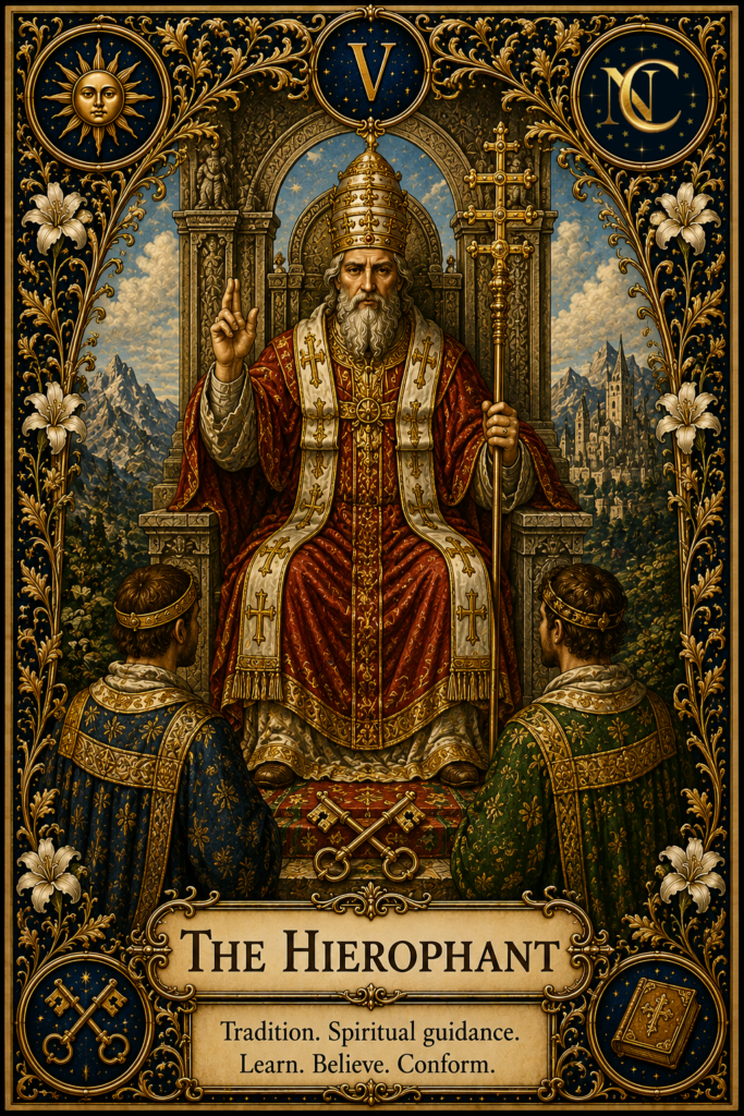 The Hierophant Tarot Card