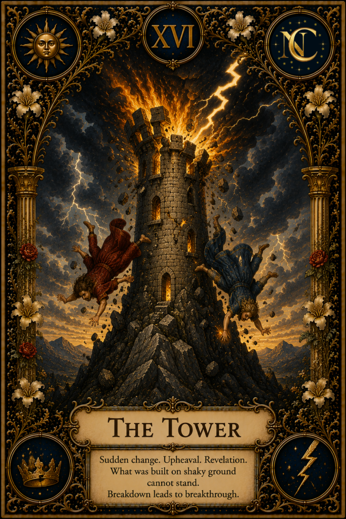 The Tower Tarot Card