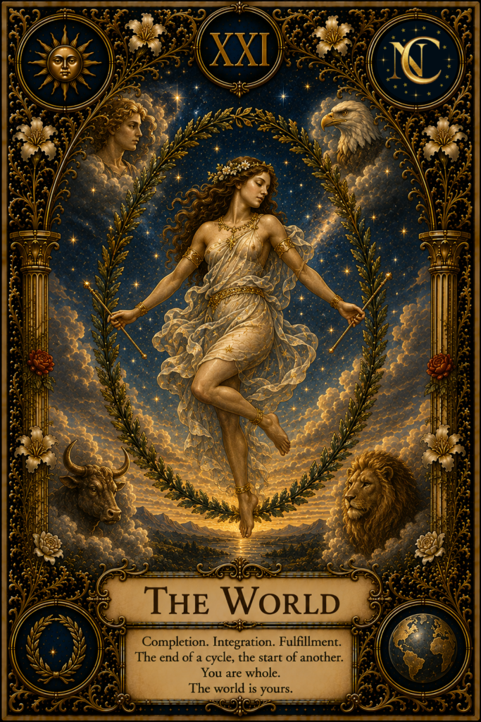 The World Tarot Card