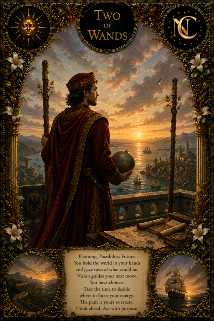 Two of Wands Tarot Card