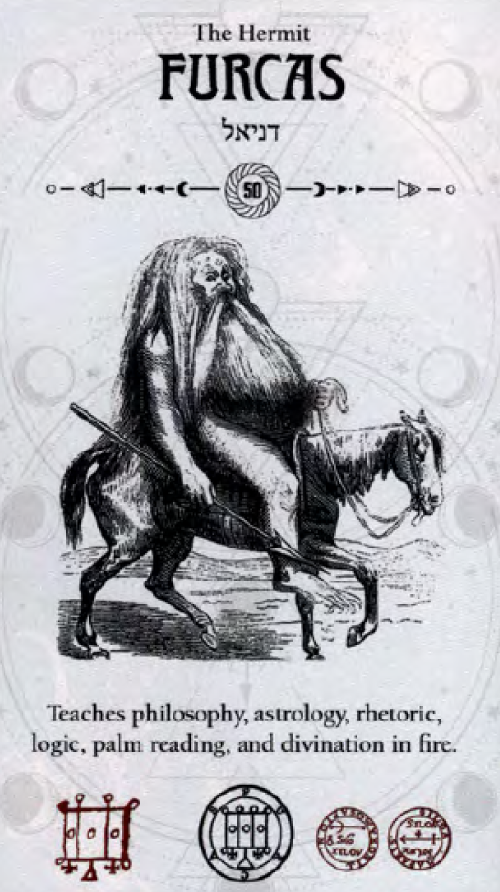 Furcas Occult Tarot card