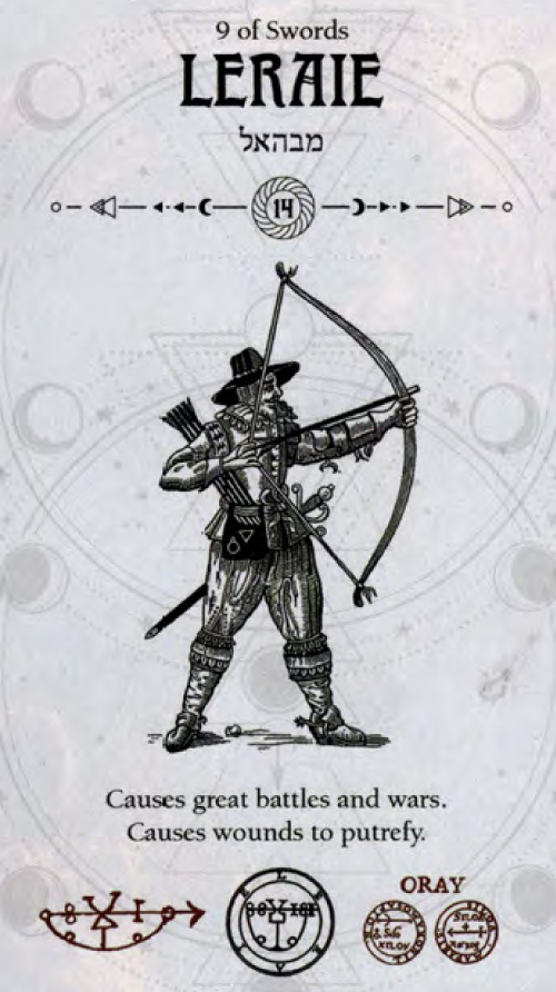 Leraie Occult Tarot card