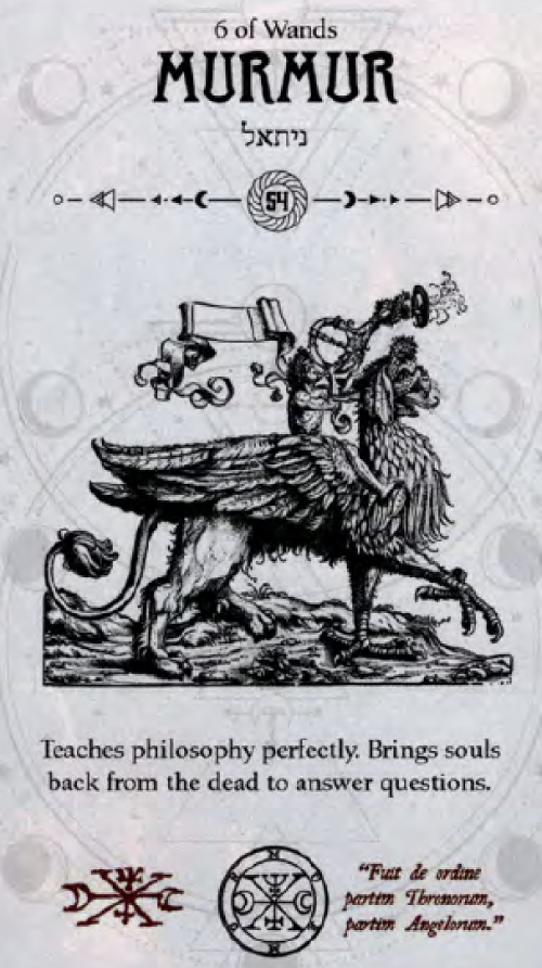 Murmur Occult Tarot card