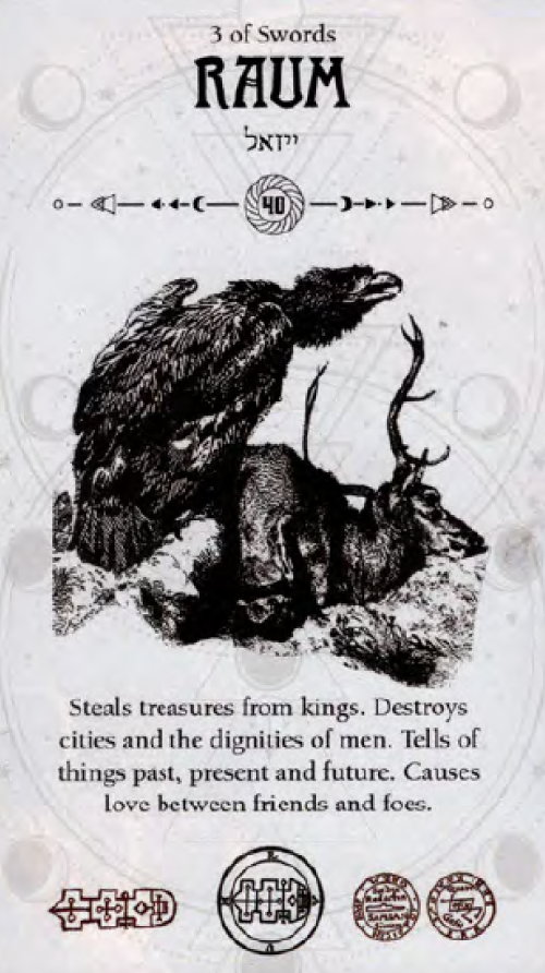 Raum Occult Tarot card