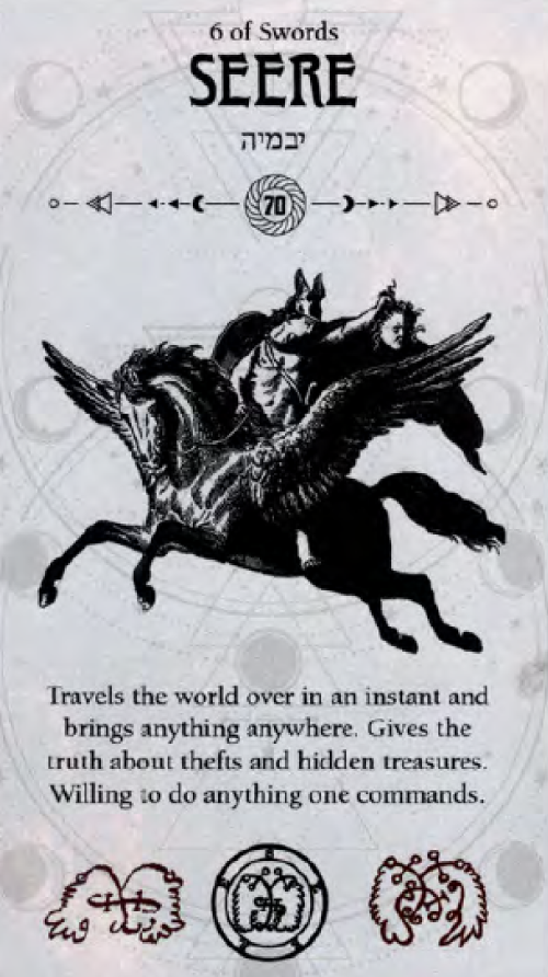 Seere Occult Tarot card