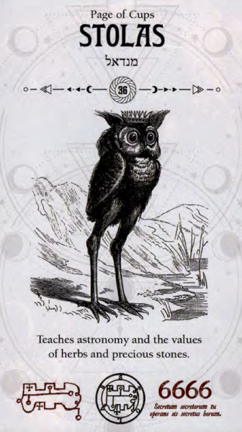 Stolas Occult Tarot card