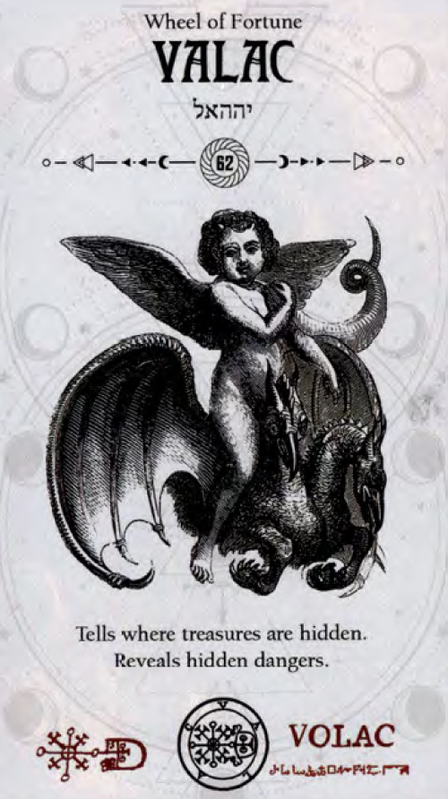 Valac Occult Tarot card