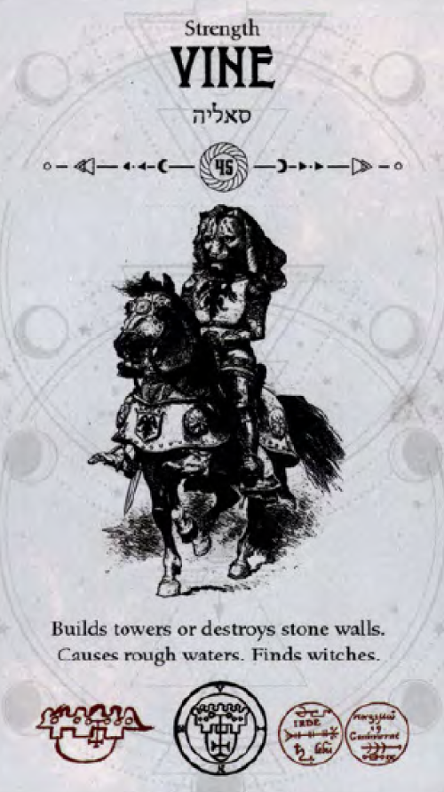 Vine Occult Tarot card